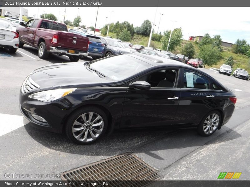 Midnight Black / Gray 2012 Hyundai Sonata SE 2.0T