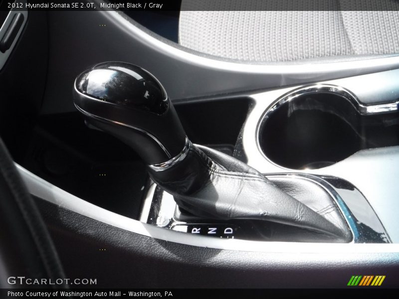 Midnight Black / Gray 2012 Hyundai Sonata SE 2.0T
