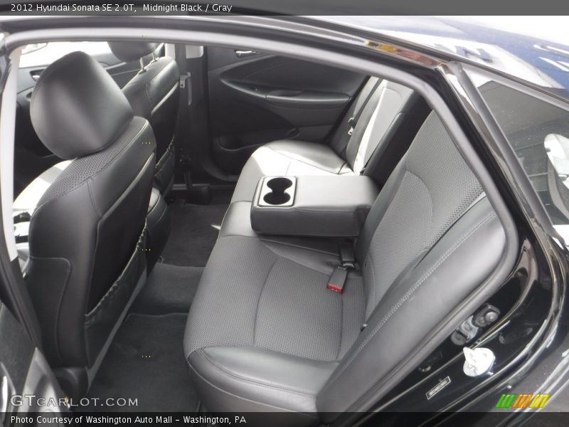 Midnight Black / Gray 2012 Hyundai Sonata SE 2.0T