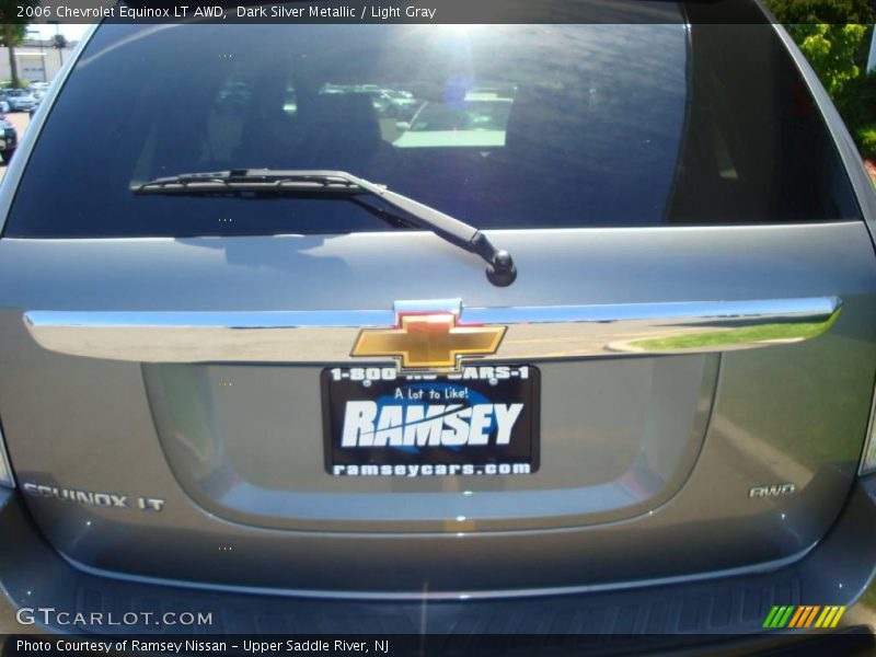 Dark Silver Metallic / Light Gray 2006 Chevrolet Equinox LT AWD