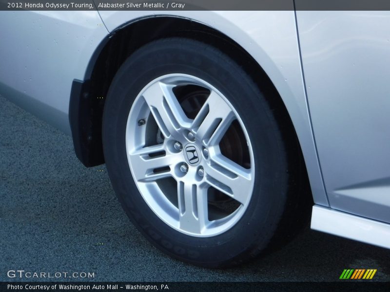 Alabaster Silver Metallic / Gray 2012 Honda Odyssey Touring