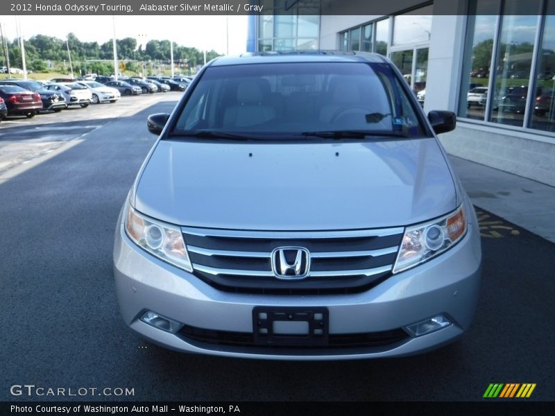 Alabaster Silver Metallic / Gray 2012 Honda Odyssey Touring