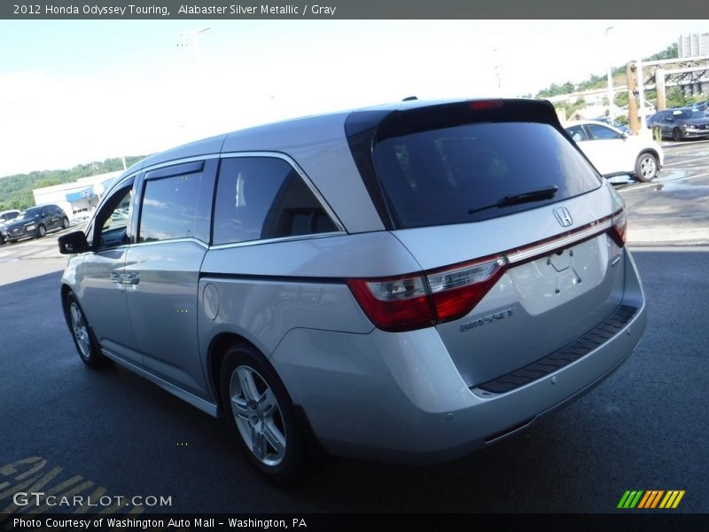 Alabaster Silver Metallic / Gray 2012 Honda Odyssey Touring