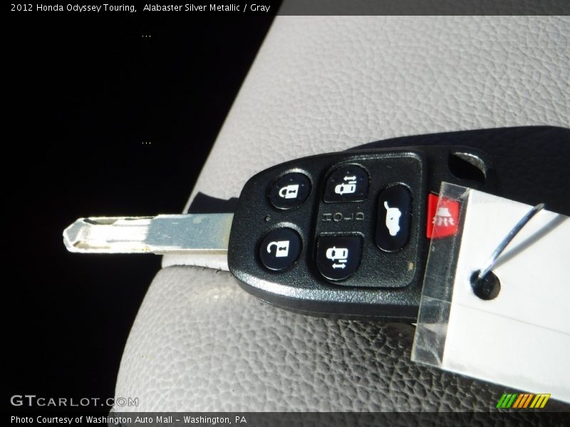 Alabaster Silver Metallic / Gray 2012 Honda Odyssey Touring