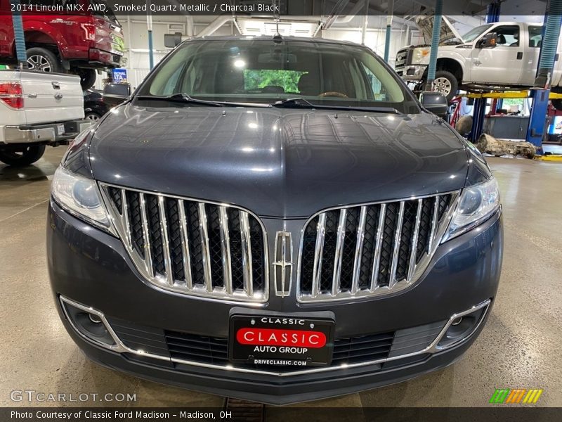 Smoked Quartz Metallic / Charcoal Black 2014 Lincoln MKX AWD