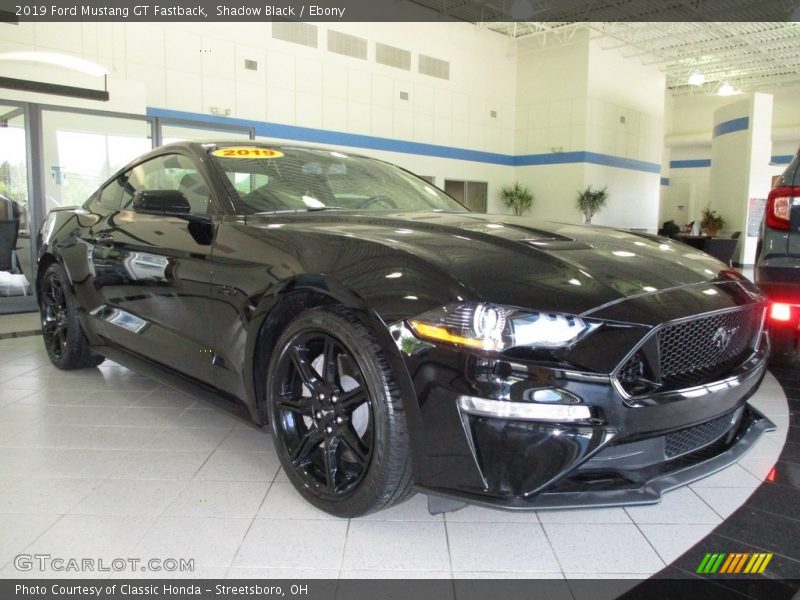 Shadow Black / Ebony 2019 Ford Mustang GT Fastback