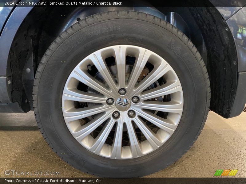 Smoked Quartz Metallic / Charcoal Black 2014 Lincoln MKX AWD