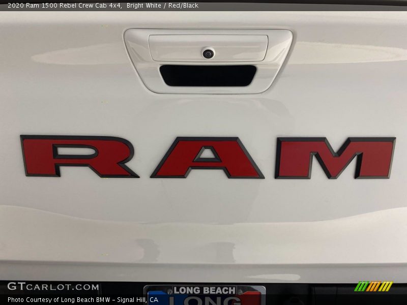 Bright White / Red/Black 2020 Ram 1500 Rebel Crew Cab 4x4