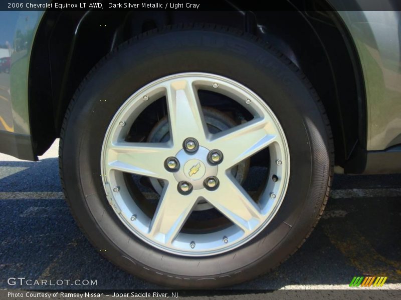 Dark Silver Metallic / Light Gray 2006 Chevrolet Equinox LT AWD