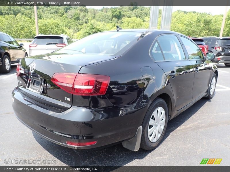 Black / Titan Black 2016 Volkswagen Jetta S
