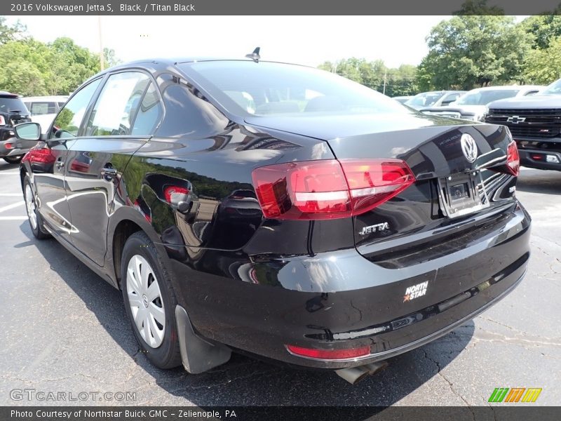 Black / Titan Black 2016 Volkswagen Jetta S