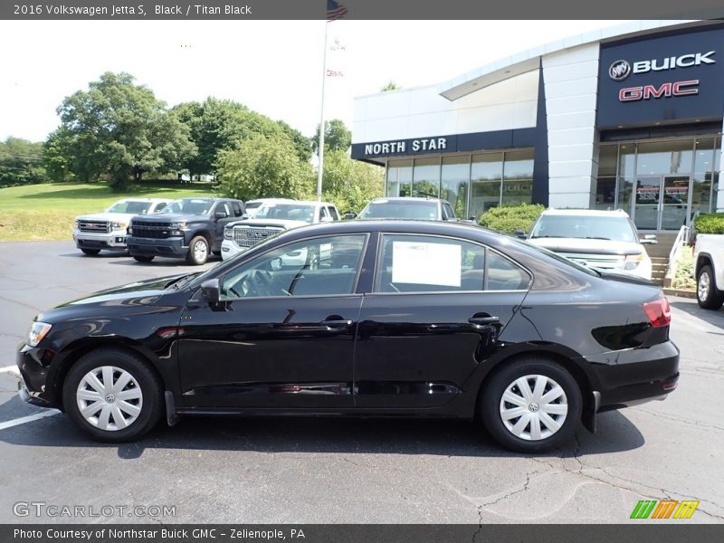 Black / Titan Black 2016 Volkswagen Jetta S