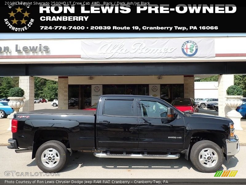 Black / Dark Ash/Jet Black 2019 Chevrolet Silverado 2500HD LT Crew Cab 4WD