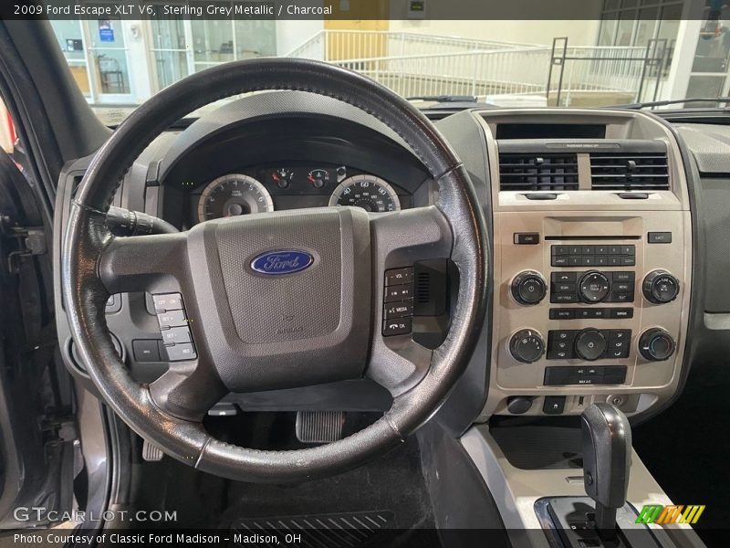 Sterling Grey Metallic / Charcoal 2009 Ford Escape XLT V6