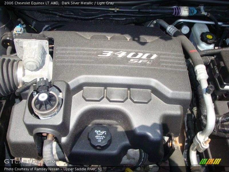 Dark Silver Metallic / Light Gray 2006 Chevrolet Equinox LT AWD