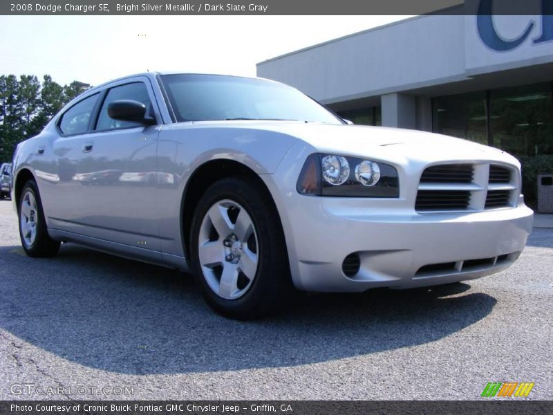 Bright Silver Metallic / Dark Slate Gray 2008 Dodge Charger SE