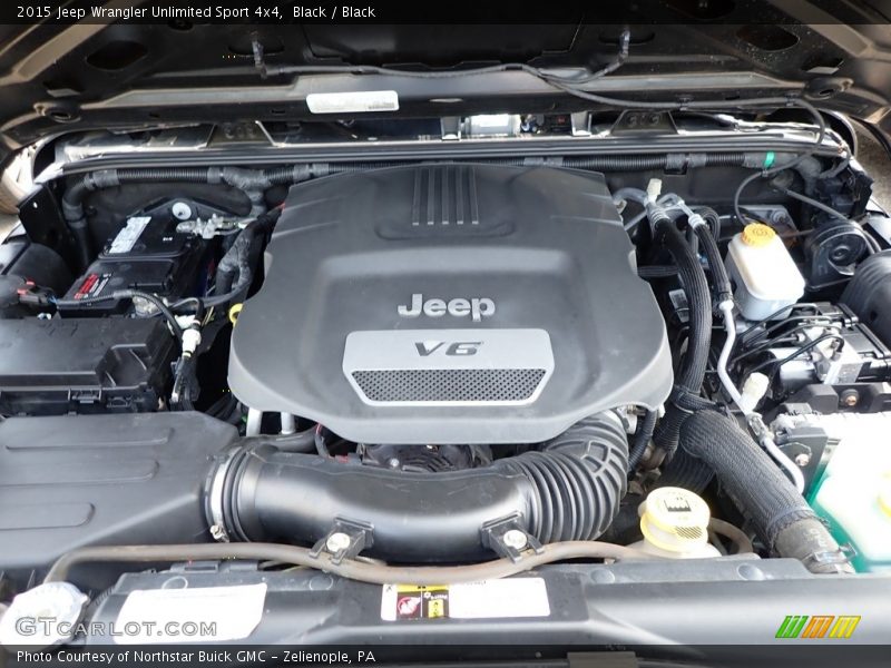 Black / Black 2015 Jeep Wrangler Unlimited Sport 4x4