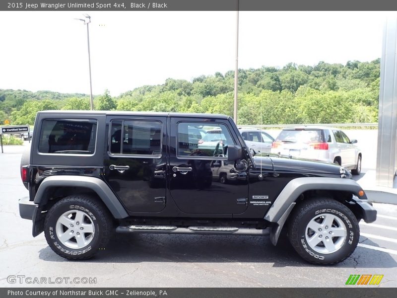 Black / Black 2015 Jeep Wrangler Unlimited Sport 4x4
