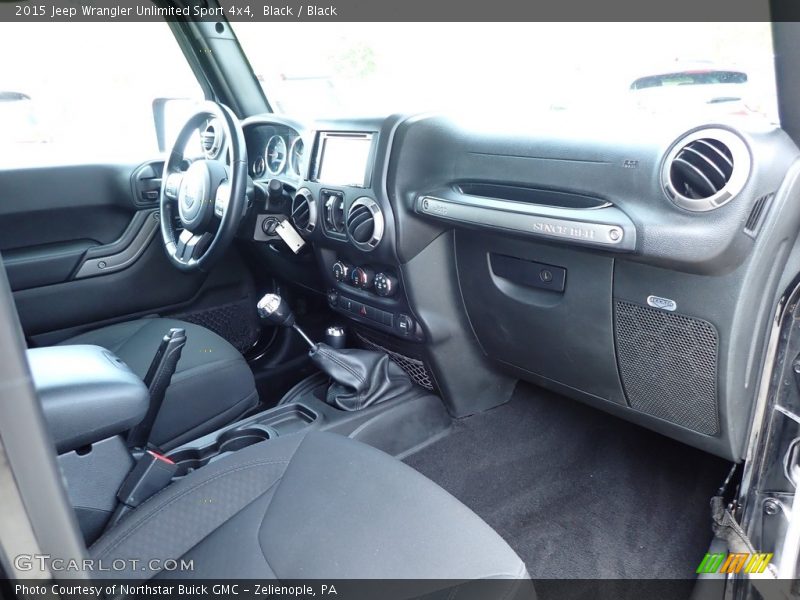 Black / Black 2015 Jeep Wrangler Unlimited Sport 4x4