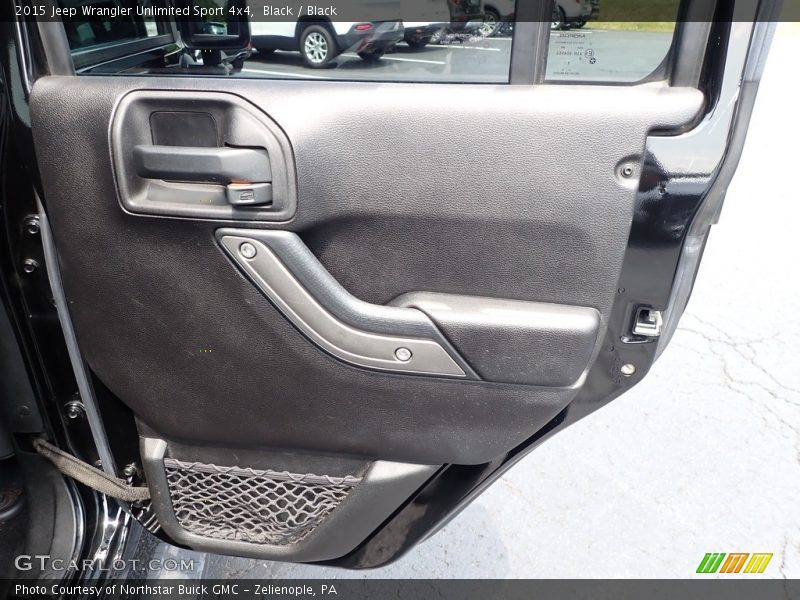 Black / Black 2015 Jeep Wrangler Unlimited Sport 4x4