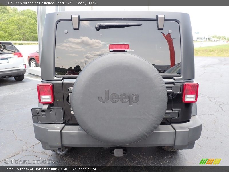 Black / Black 2015 Jeep Wrangler Unlimited Sport 4x4