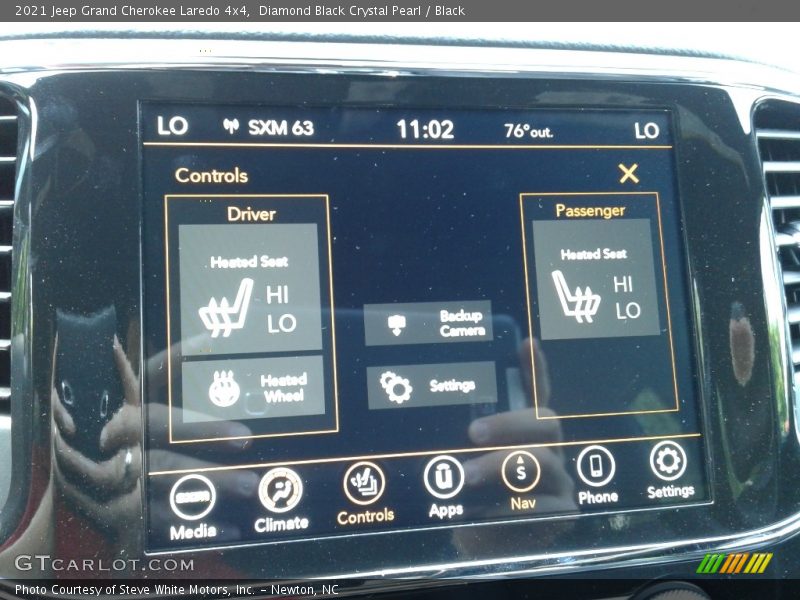 Diamond Black Crystal Pearl / Black 2021 Jeep Grand Cherokee Laredo 4x4