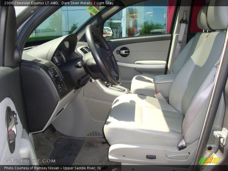 Dark Silver Metallic / Light Gray 2006 Chevrolet Equinox LT AWD