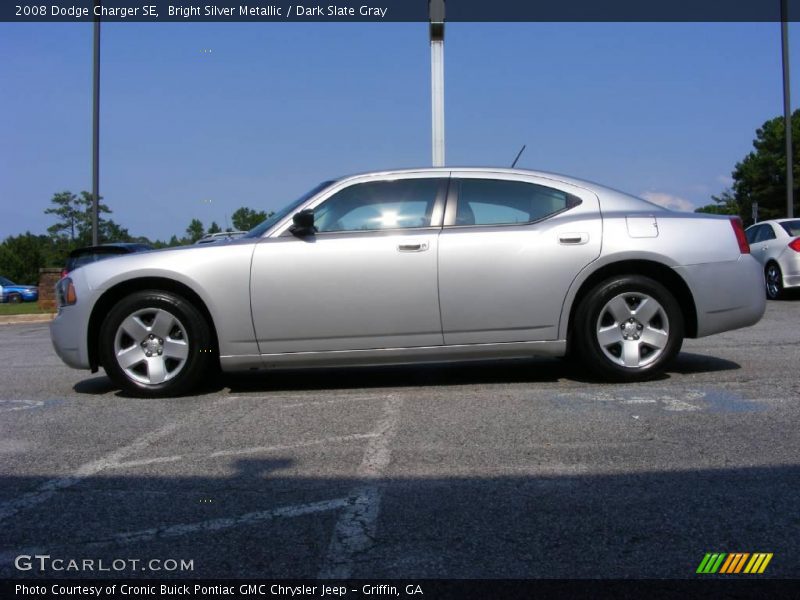 Bright Silver Metallic / Dark Slate Gray 2008 Dodge Charger SE