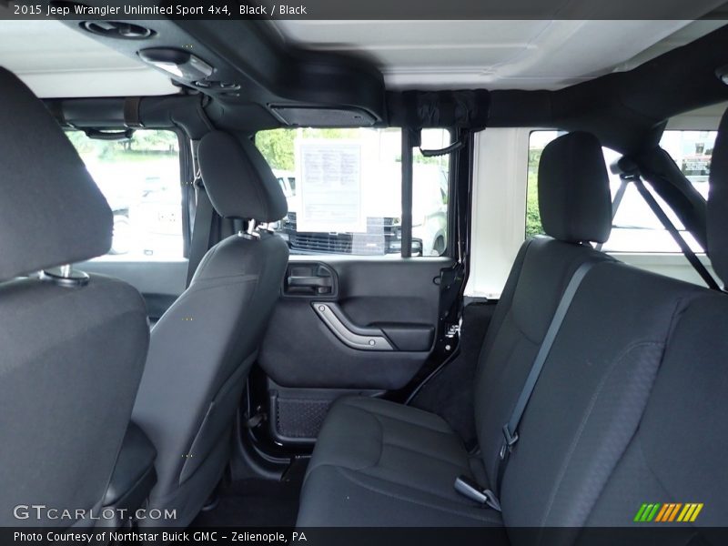 Black / Black 2015 Jeep Wrangler Unlimited Sport 4x4