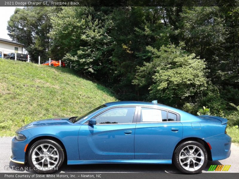 Frostbite / Black 2021 Dodge Charger GT