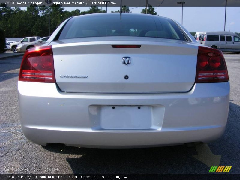 Bright Silver Metallic / Dark Slate Gray 2008 Dodge Charger SE