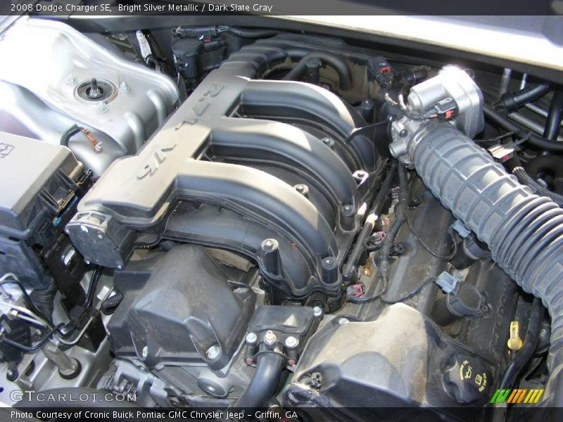 Bright Silver Metallic / Dark Slate Gray 2008 Dodge Charger SE