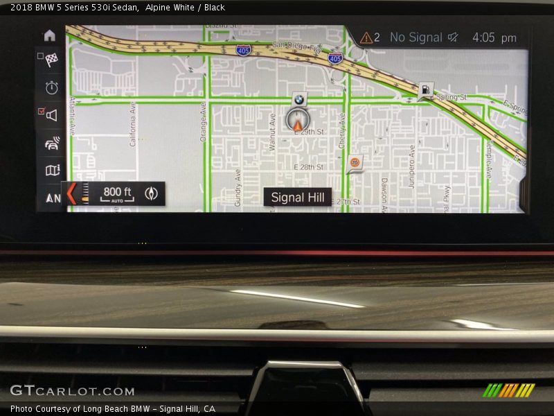 Alpine White / Black 2018 BMW 5 Series 530i Sedan