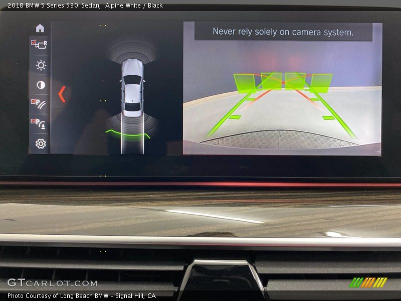 Alpine White / Black 2018 BMW 5 Series 530i Sedan