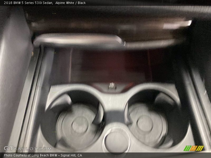 Alpine White / Black 2018 BMW 5 Series 530i Sedan