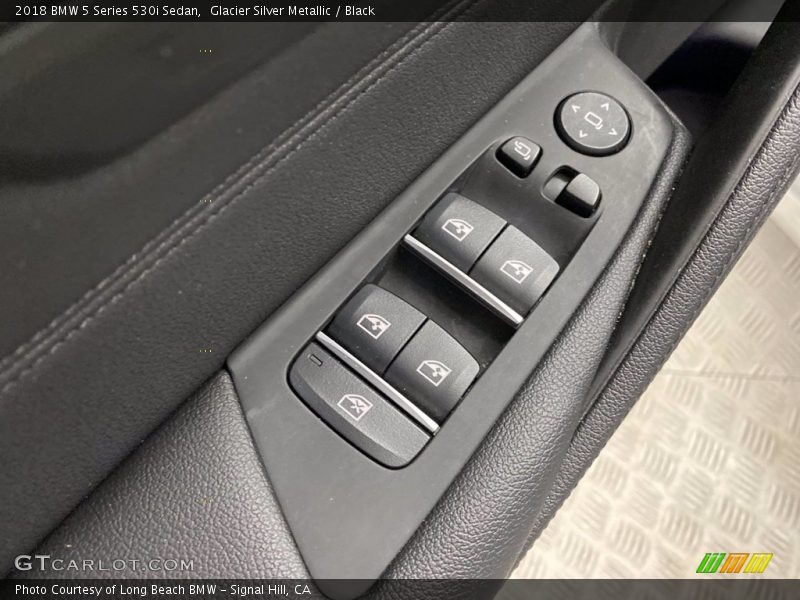 Glacier Silver Metallic / Black 2018 BMW 5 Series 530i Sedan