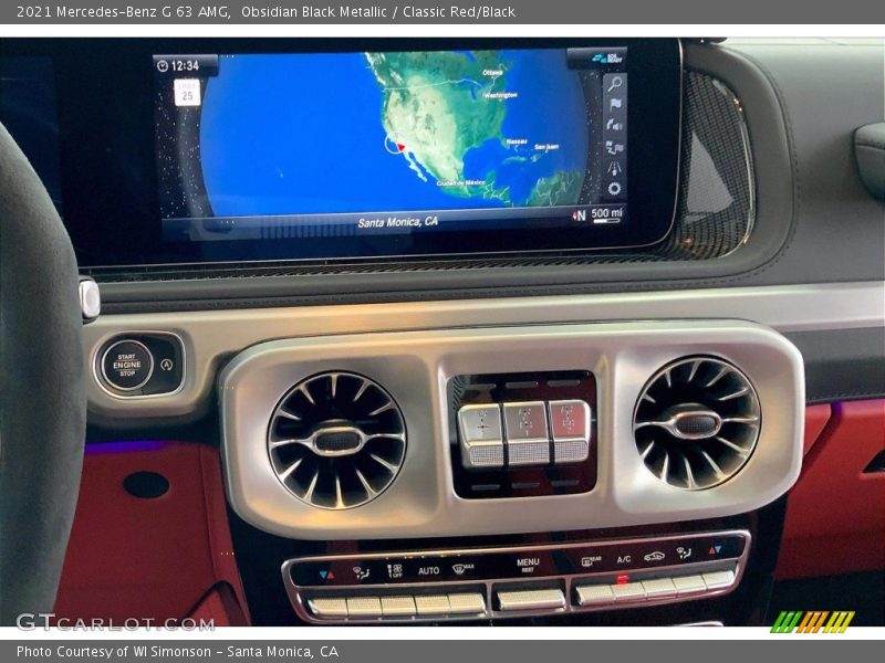 Obsidian Black Metallic / Classic Red/Black 2021 Mercedes-Benz G 63 AMG