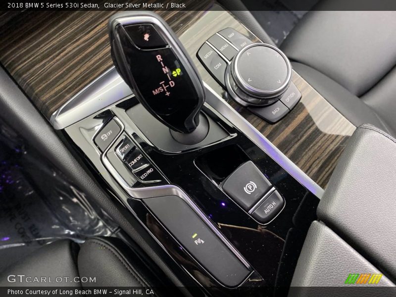 Glacier Silver Metallic / Black 2018 BMW 5 Series 530i Sedan