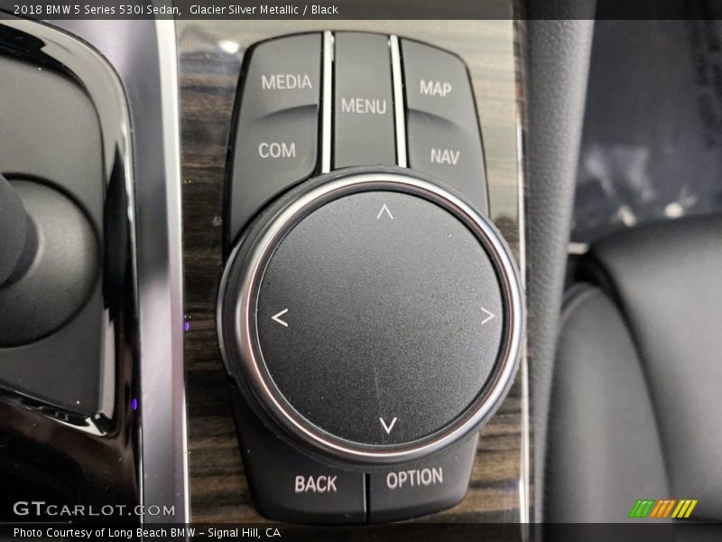 Glacier Silver Metallic / Black 2018 BMW 5 Series 530i Sedan