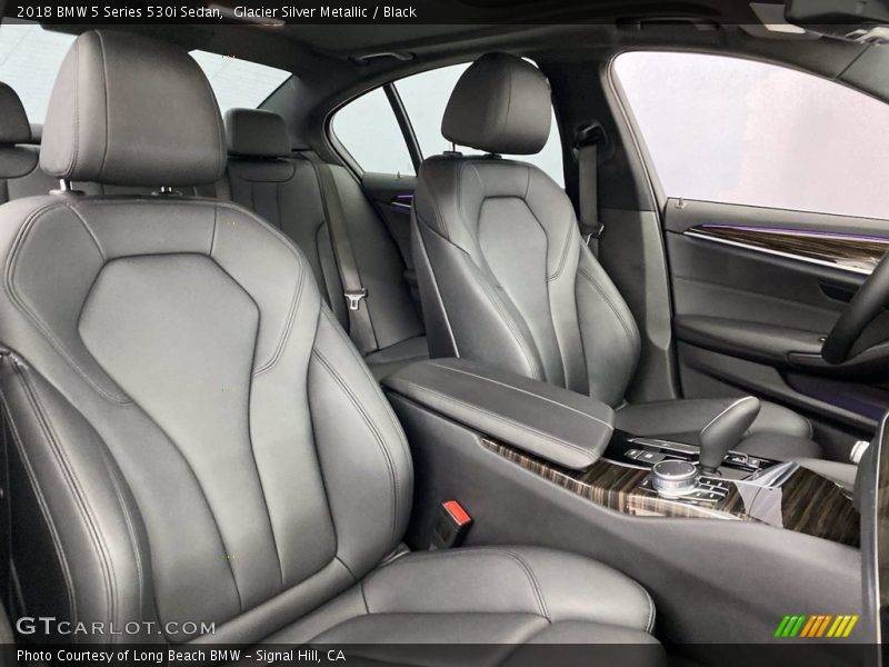 Glacier Silver Metallic / Black 2018 BMW 5 Series 530i Sedan