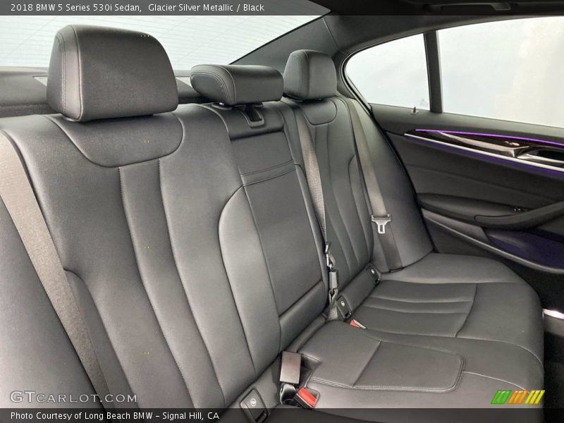 Glacier Silver Metallic / Black 2018 BMW 5 Series 530i Sedan