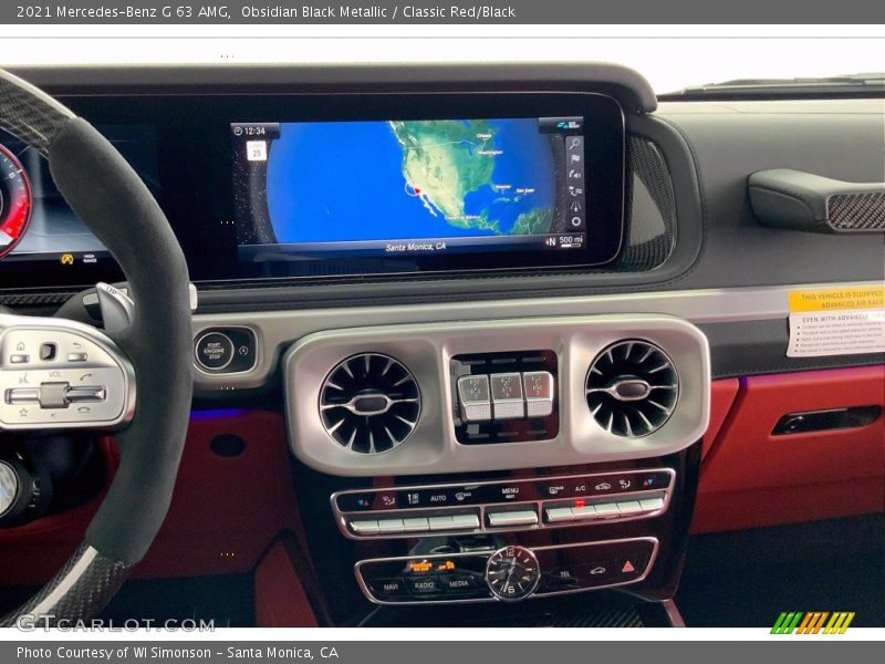 Obsidian Black Metallic / Classic Red/Black 2021 Mercedes-Benz G 63 AMG