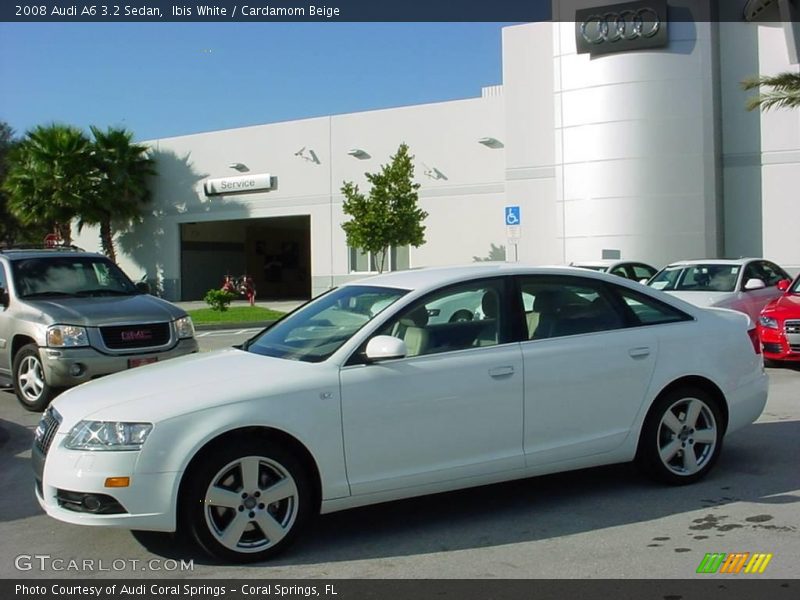 Ibis White / Cardamom Beige 2008 Audi A6 3.2 Sedan