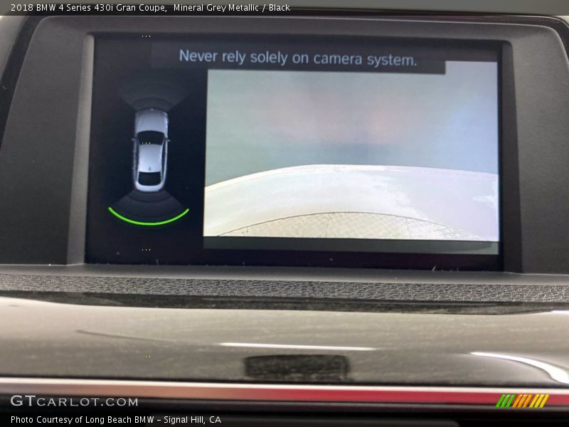 Mineral Grey Metallic / Black 2018 BMW 4 Series 430i Gran Coupe