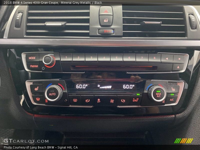 Mineral Grey Metallic / Black 2018 BMW 4 Series 430i Gran Coupe