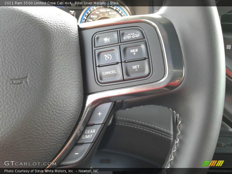 Billet Silver Metallic / Black 2021 Ram 3500 Limited Crew Cab 4x4