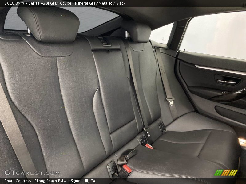 Mineral Grey Metallic / Black 2018 BMW 4 Series 430i Gran Coupe