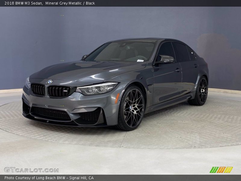 Mineral Grey Metallic / Black 2018 BMW M3 Sedan