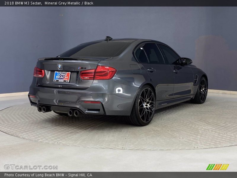 Mineral Grey Metallic / Black 2018 BMW M3 Sedan