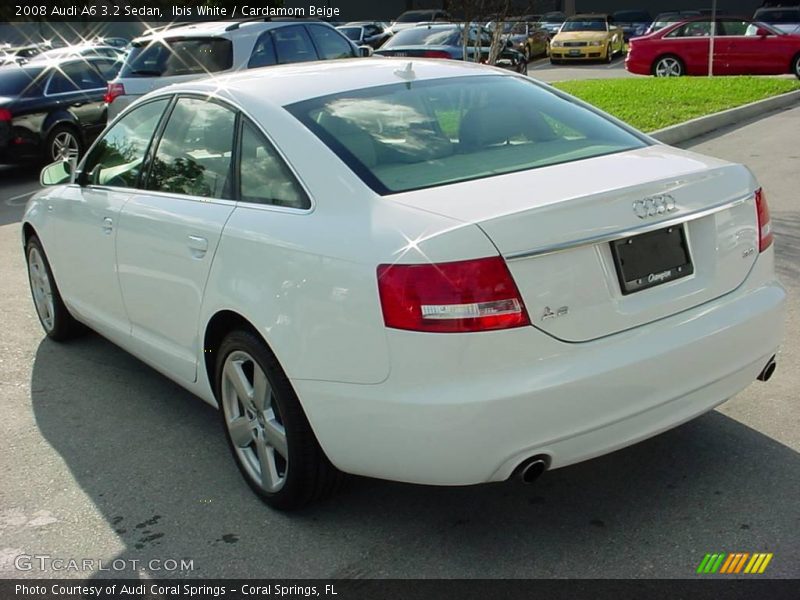 Ibis White / Cardamom Beige 2008 Audi A6 3.2 Sedan